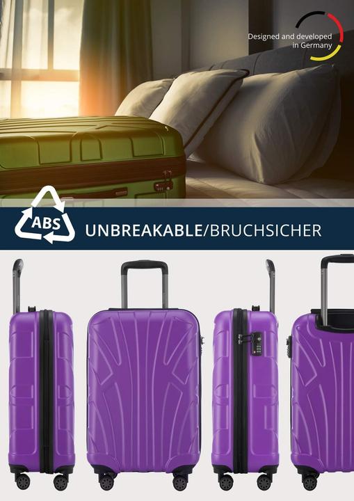 Produktbild Suitline Handgepäck Hartschalen-Koffer (34 l)