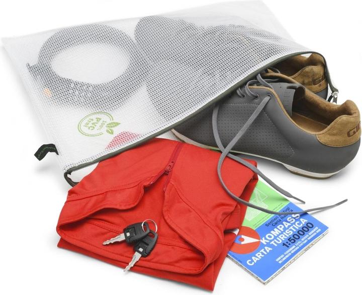 Produktbild Foldersys Reissverschlussbeutel B4 transparent/grün 0,20 mm (B4, 1x)