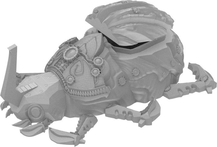 Produktbild Feldherr Fates End Dice Jail Scarab grau – 3D Würfelgefängnis Tabletop (Kunststoff)