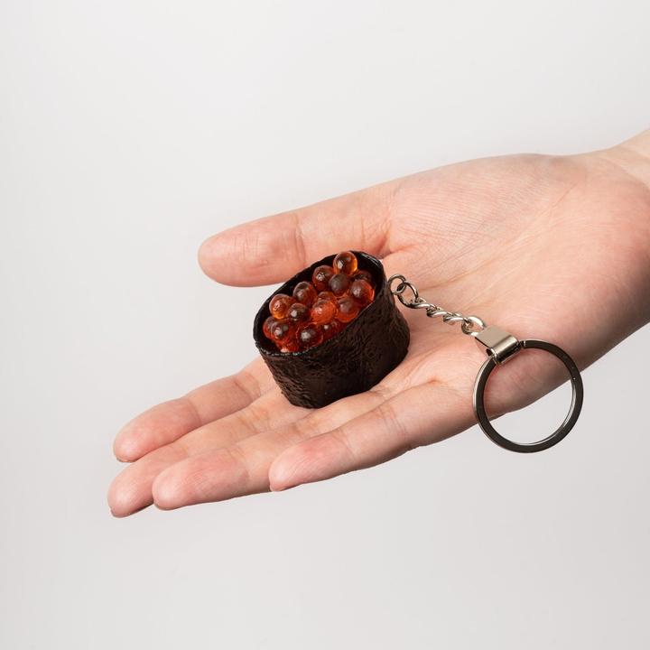 Actual product image Yumazing Ikura Sushi key fob