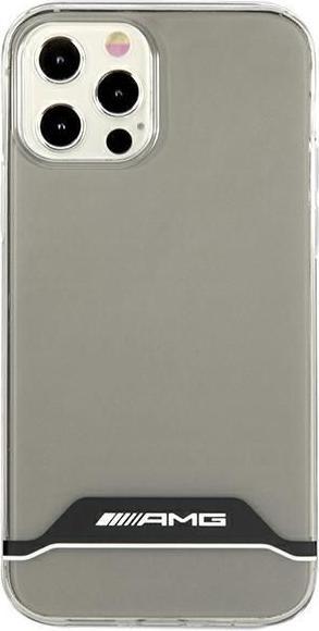 Produktbild Mercedes AMG AMHCP12MTCBW iPhone 12/12 Pro Translucent/Translucent Hard Case Galvanik Schwarz & Weiss (Apple iPhone 12, Apple iPhone 12 Pro)