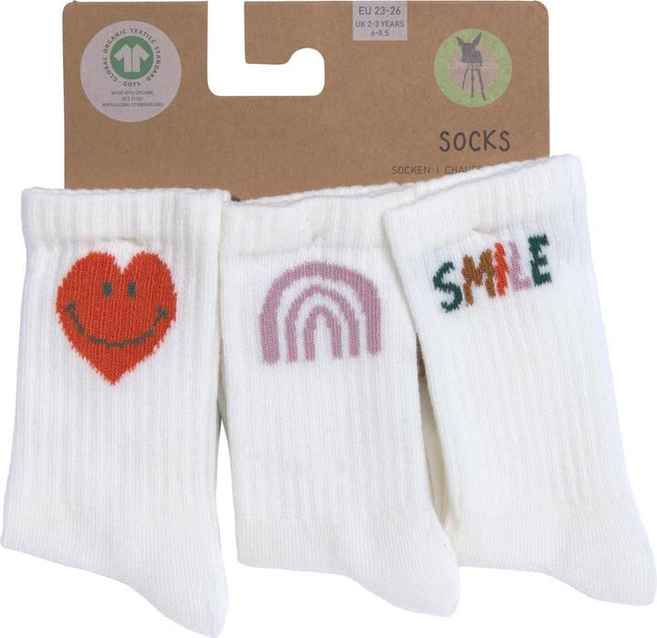 Image du produit Lässig Tennissocken 3er Set Little Gang, Smile Gr. 27 - 30 (Lot de 3, 27 - 30)