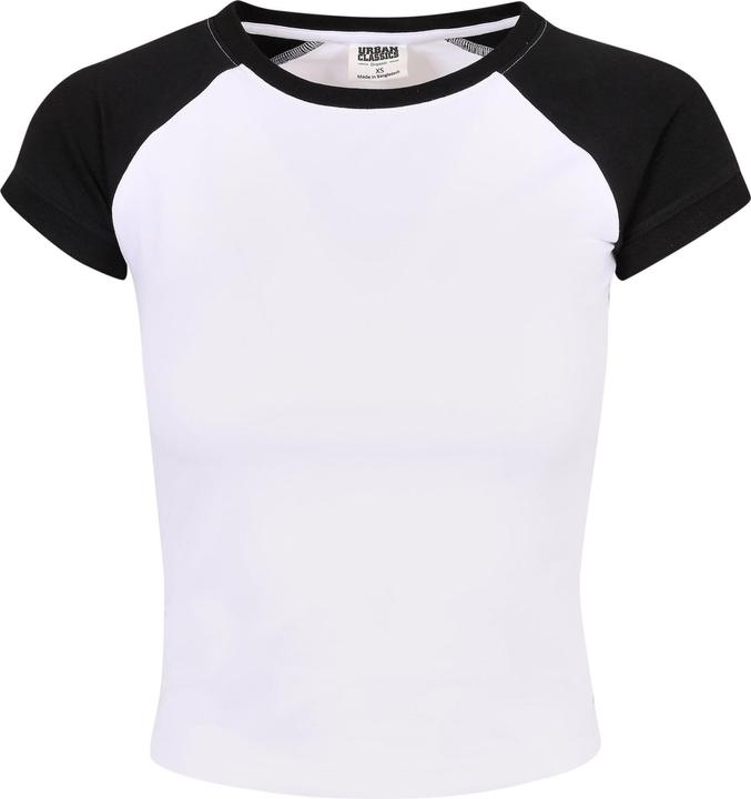 Produktbild Urban Classics Ladies Organic Stretch Short Retro Baseball Tee (4XL)