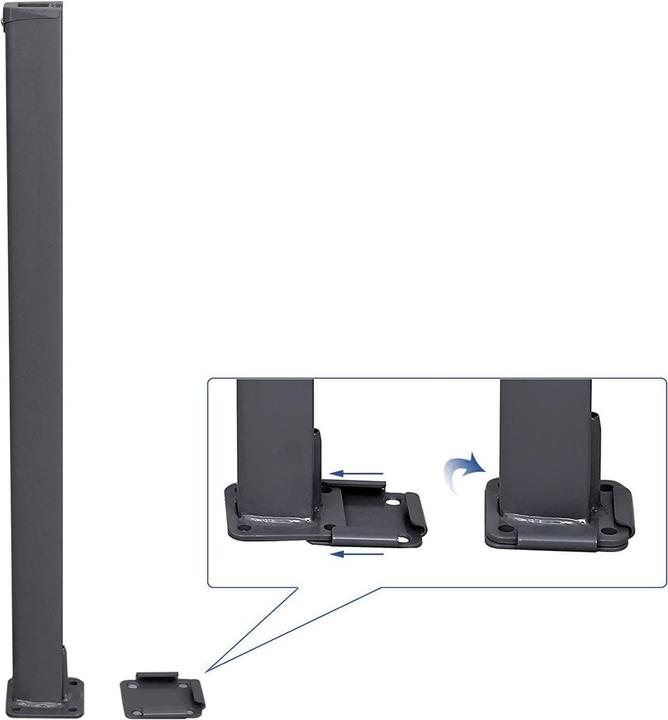 Actual product image Songmics Seitenmarkise Zubehör