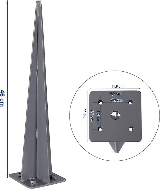 Produktbild Songmics Seitenmarkise Zubehör
