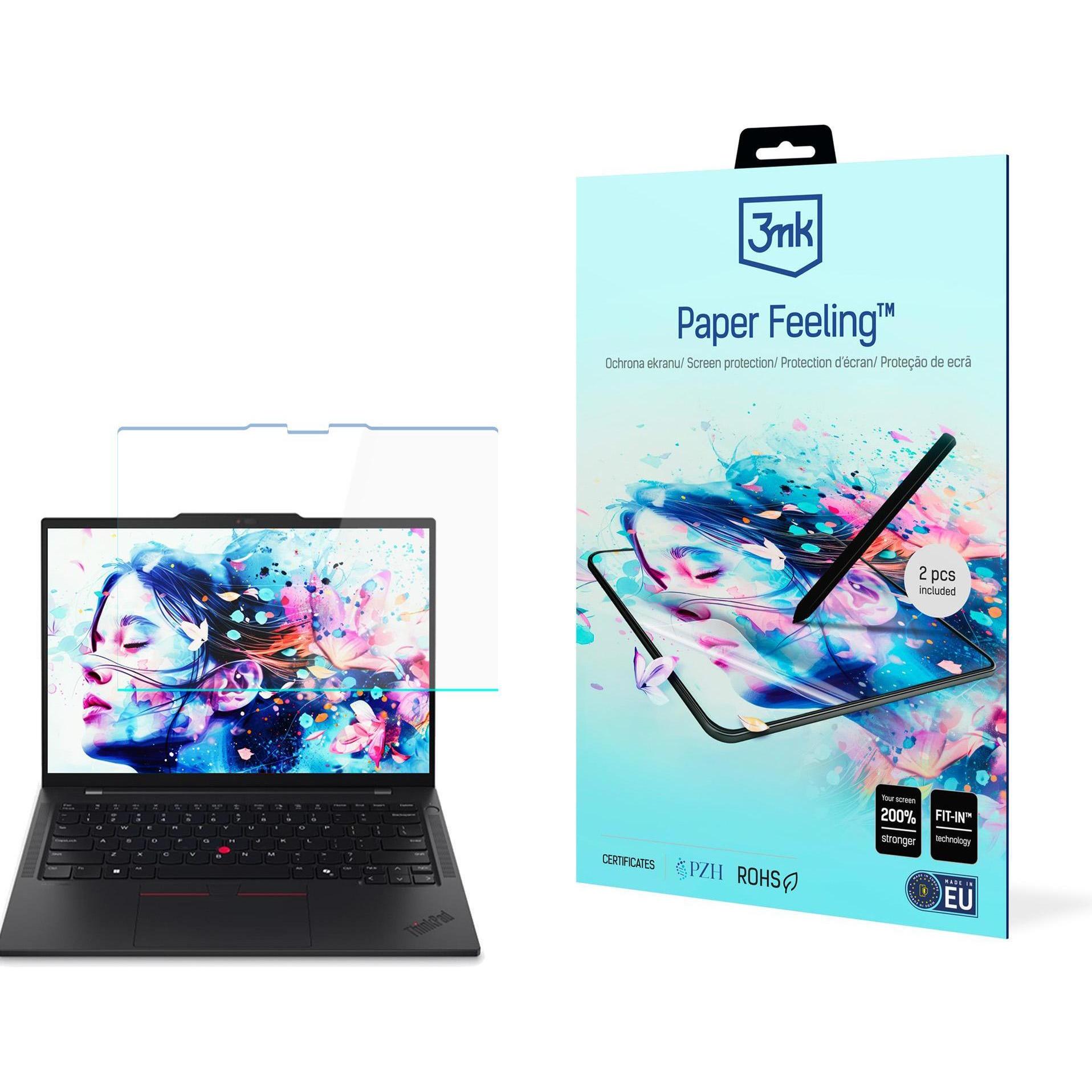 3MK Schutzfolie Paper Feeling für Lenovo ThinkPad T14s 2in1 Gen 1 (14"), Pellicola protettiva per notebook