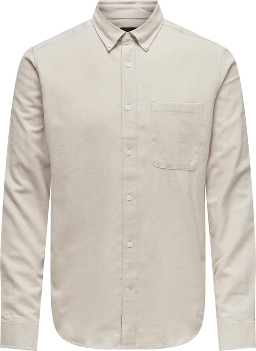 Only & Sons Einfarbiges Langarmhemd