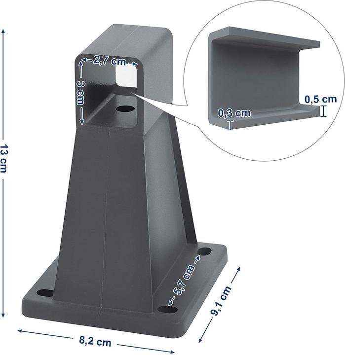 Immagine prodotto Songmics Seitenmarkise Zubehör (0.08 m)