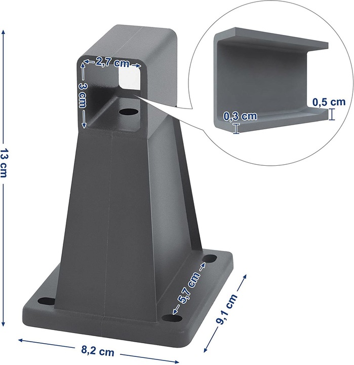 Actual product image Songmics Seitenmarkise Zubehör (0.08 m)