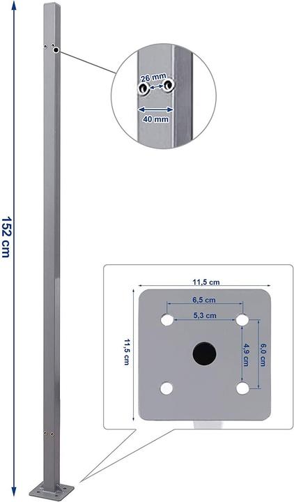 Produktbild Songmics Seitenmarkise Zubehör
