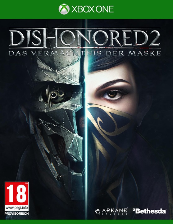 Produktbild Bethesda Dishonored 2: Das Vermächtnis der Maske (Xbox One X, Xbox One S, DE)