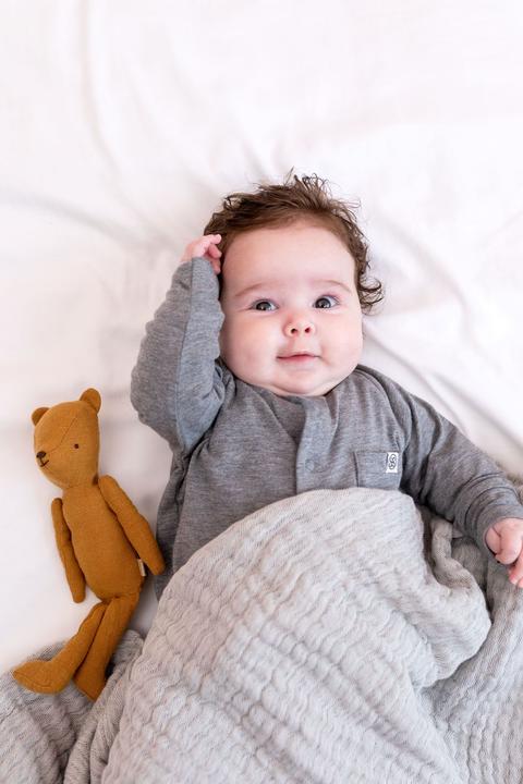 Actual product image Cloby Romper suit overall UPF + Stone Grey (62, 68)