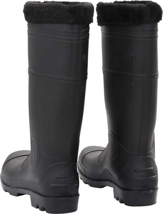 Image du produit VidaXL Bottes en caoutchouc avec doublure amovible Gr. PVC (44)