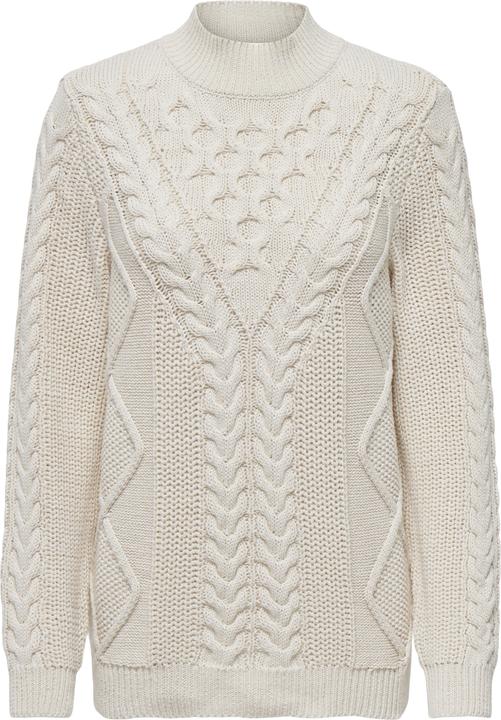 Only High neck cable knit jumper (S)