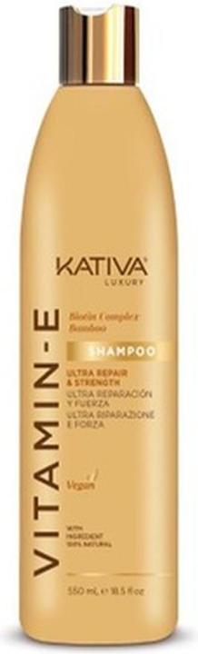 Produktbild Kativa Vitamin-E Shampoo 550ml (550 ml, Flüssiges Shampoo)