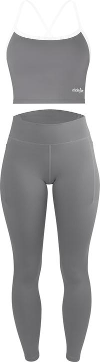 Produktbild Circle Five High Waist Sport Set (Leggings mit Taschen & Sporttop mit integriertem BH) (L, M, S, XL)