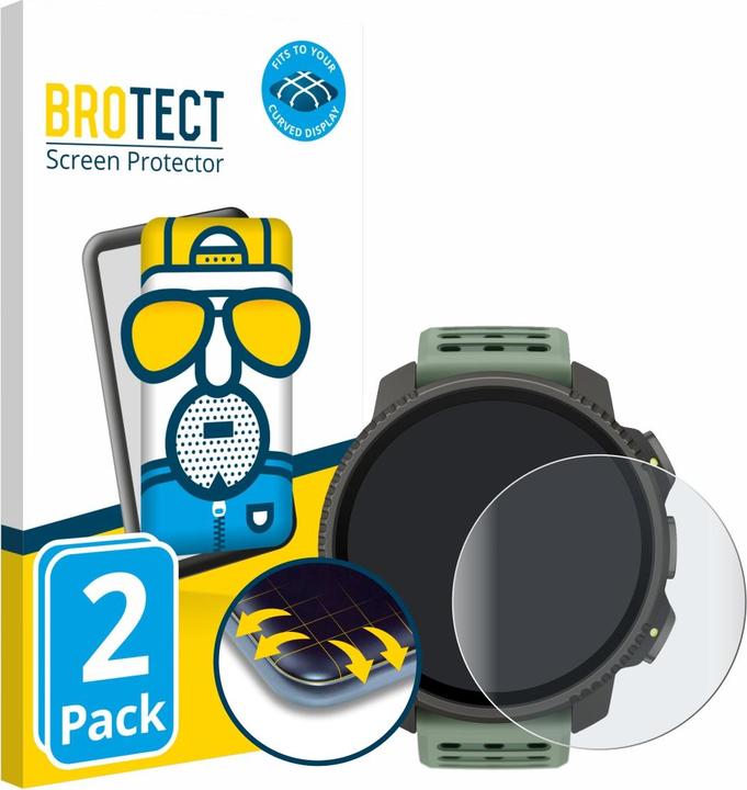 BROTECT Fullscreen für Suunto Vertical 2 Schutzfolie Displayschutz Folie Matt Entspiegelungsfolie