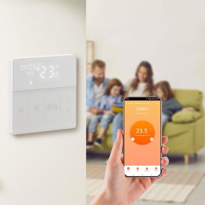 Immagine prodotto Casativo Termostato WLAN per riscaldamento a pavimento con app e controllo vocale