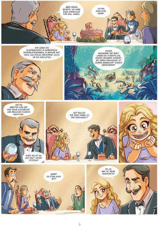 Produktbild Die vergessenen Welten. Band 2 (Deutsch, Aucha, Hanna Reininger, Isabelle Lemaux-Piedfert, 2025)