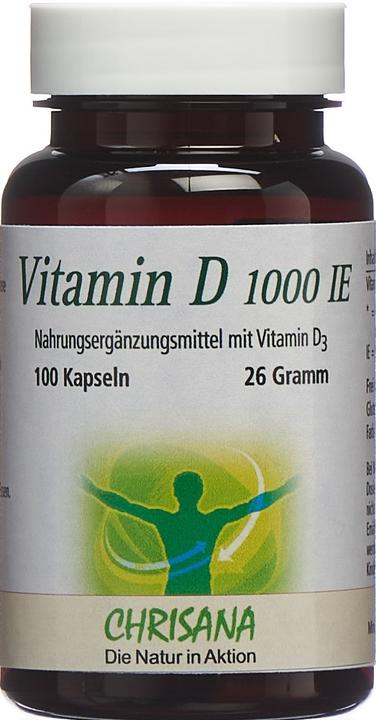 Produktbild Chrisana Vitamin D3 Kaps (100 Stück, Kapseln, 4 g)