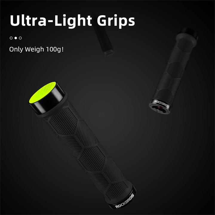 Produktbild Rockbros 40720007001 bicycle grips with reflector - black