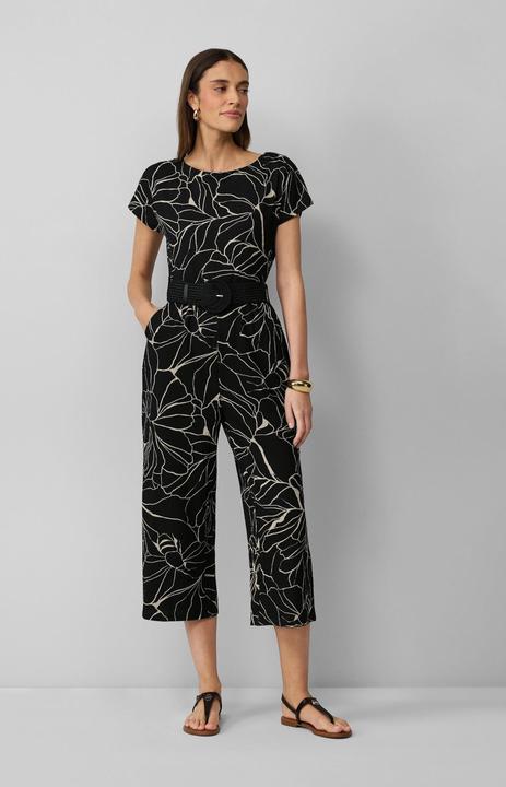 Image du produit S.Oliver Overall Jumpsuit in Culotte-Länge mit Flechtgürtel (48)
