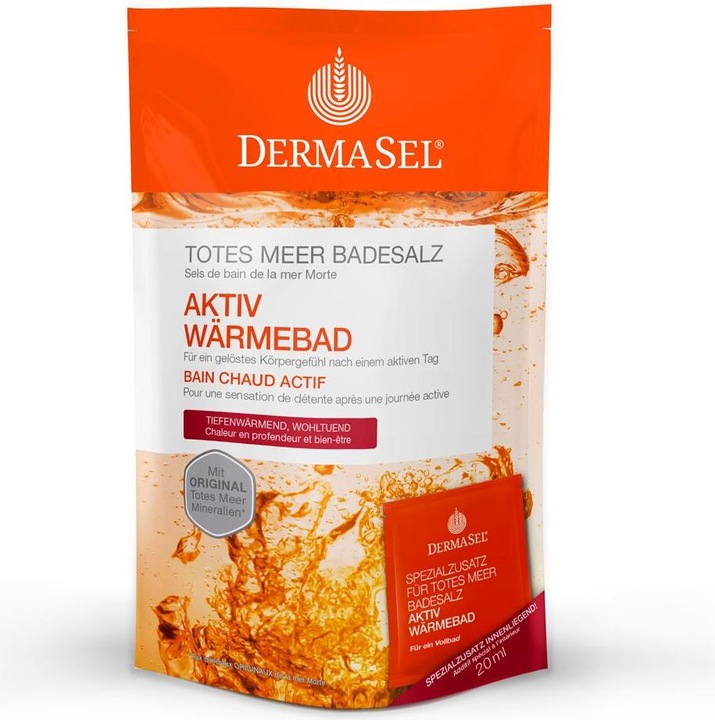 Immagine prodotto DermaSel Sali da bagno del Mar Morto + Calore attivo SPA, 1 P KPG (Sali da bagno)