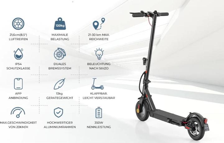 Actual product image Isinwheel E9 PRO (20 km/h, 30 km)