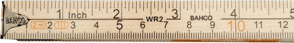 Actual product image Bahco Medinis islankstomas metras. (2 m)