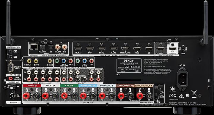 Actual product image Denon Avr-X3300w (7.2 channels, FM)