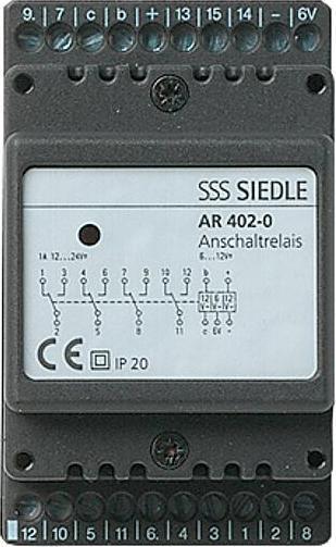 Produktbild Siedle SIE AR 402-0 Anschaltrelais 53,5x89x60mm IP20