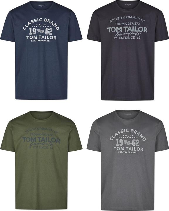 Produktbild Tom Tailor T-Shirt 4er Pack (S)