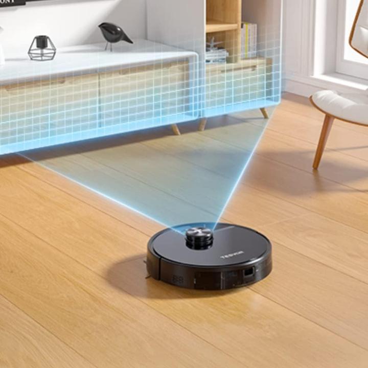Produktbild Tesvor Staubsaugerroboter mit LiDAR-Navigation, 2200 Pa Saugkraft, 120 Min. Laufzeit, App-Steuerung (2200 Pa)
