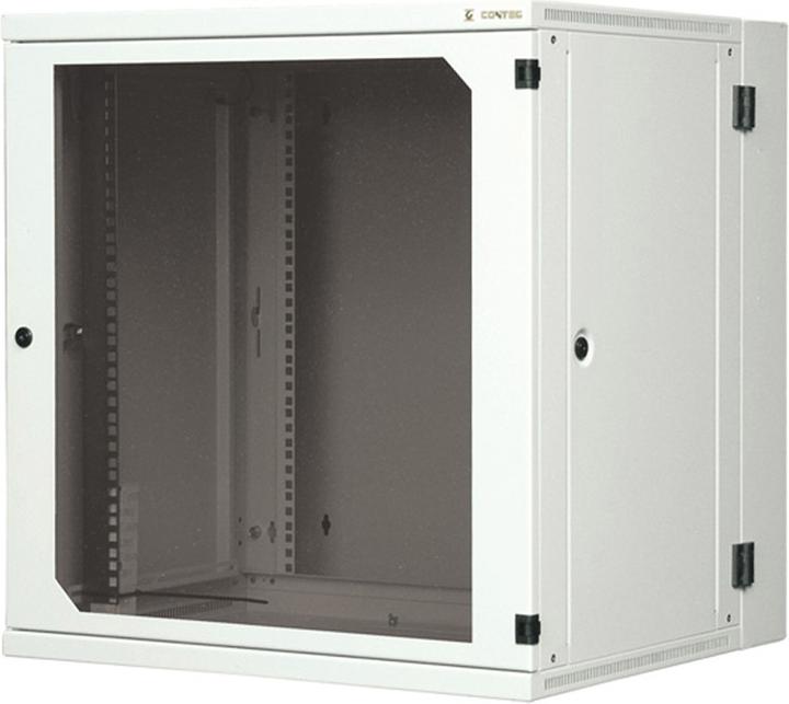 Image du produit Conteg Coffret mural RUD pivotant 12 UH (hxlxp) 624x600x500 mm (12 HE, Rack 19 pouces)