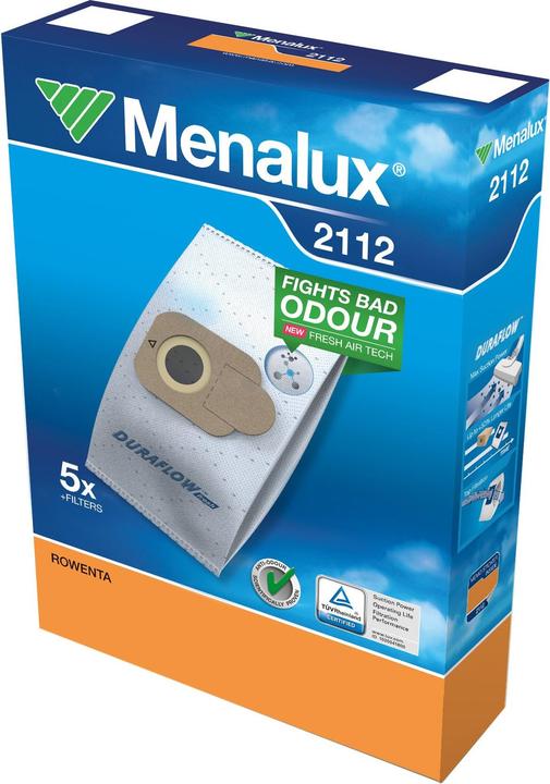 Image du produit Menalux 2112 Sacs à poussière pour Rowenta RO 64, RO 6432, RO 63, RO 68 / 5 sacs à poussière Duraflow Syn (5x)