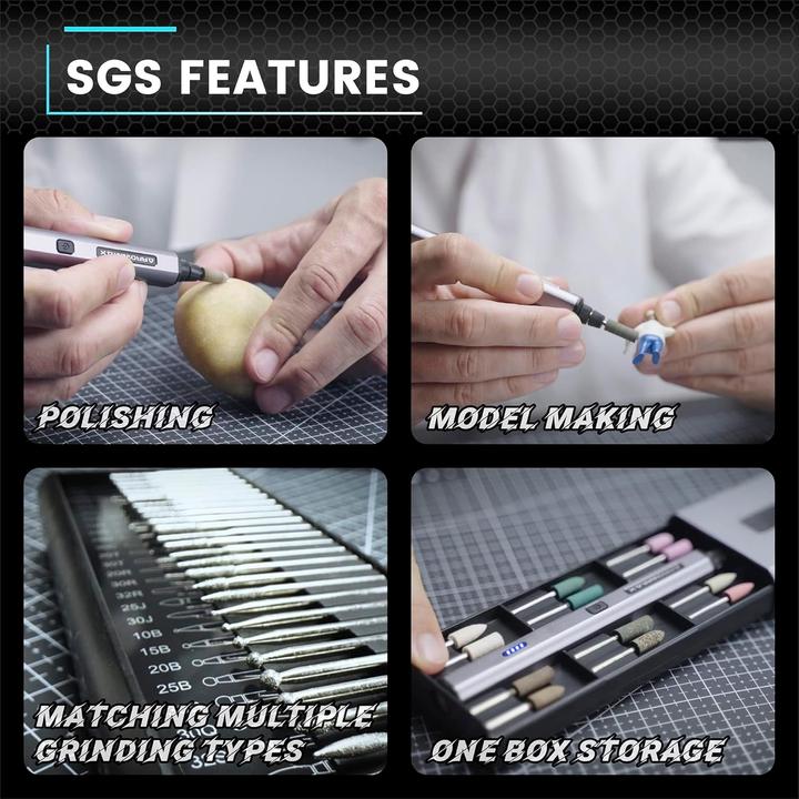 Actual product image Arrowmax SGS MINI Gravierstift mit 36 Bits