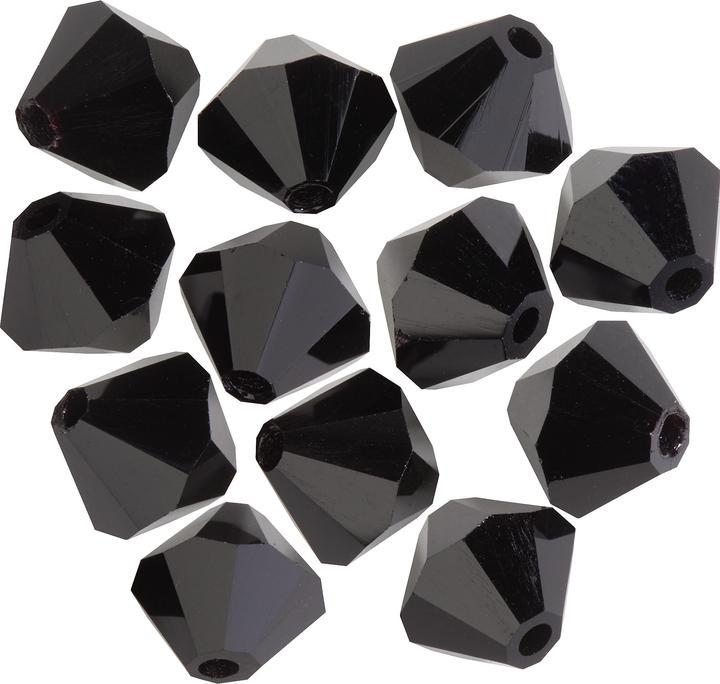 Produktbild Pracht Glasschliffglitzerperlen, 6 mm, 12 Stück