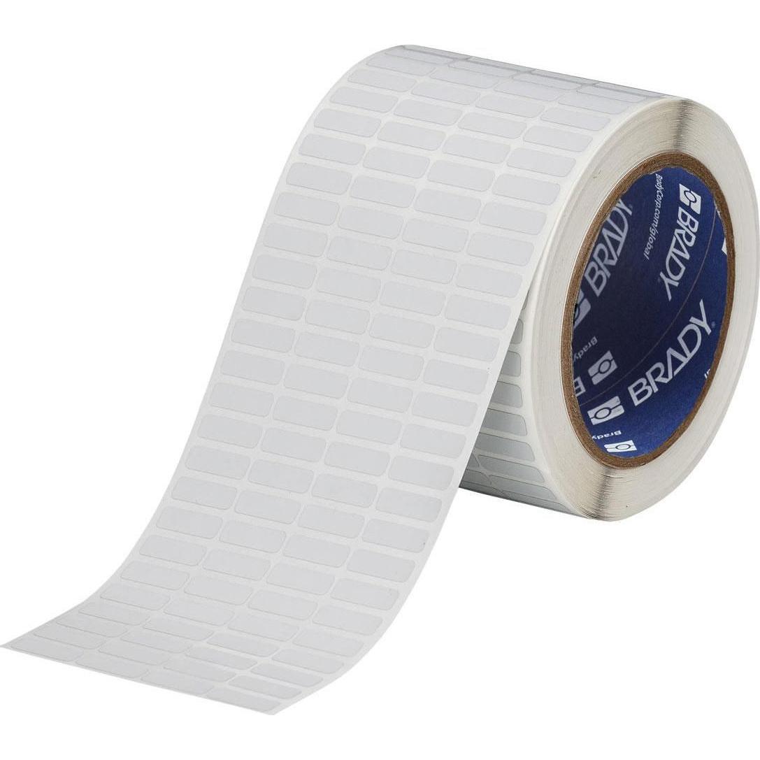 Brady, Etiketten, THT-1-428-10, metallisierter Polyester, 19.05 x 6.35 mm, permanent, 4-bahnig (10000 E.)