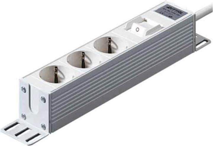 Actual product image Rittal power strip with switch (7 x, CEE 7/3, 2 m)