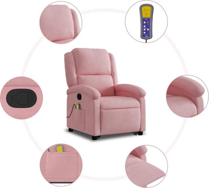 Actual product image vidaXL Massagesessel mit Aufstehhilfe