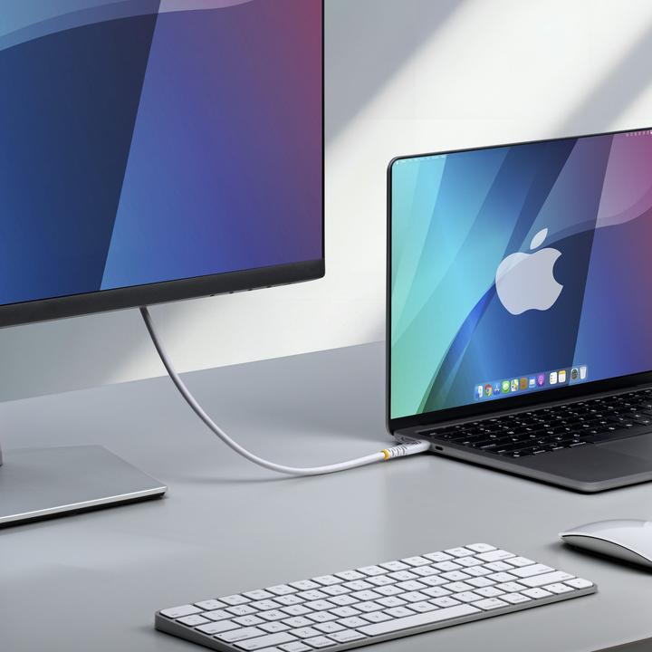 Produktbild StarTech White USB4 Cable - 2m (2 m, 240 W)