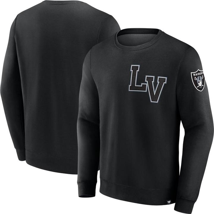 Fanatics Las Vegas Raiders Varsity Letter NFL Fleece Pollover - M (M)