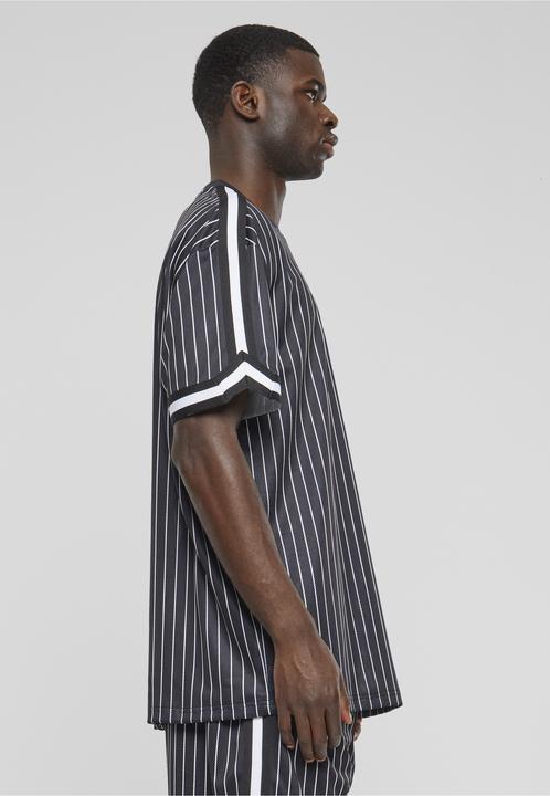 Produktbild Urban Classics Oversized Striped Mesh Tee - 138093 (S)