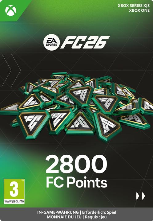 Produktbild Microsoft Xbox EA SPORTS FC 26 - FC POINTS 2800 Download Code