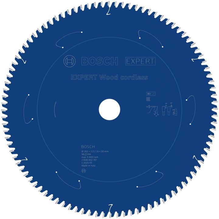 Bosch Professional Zubehör EXPERT Wood Kreissägeblatt, 305x30 mm, T96