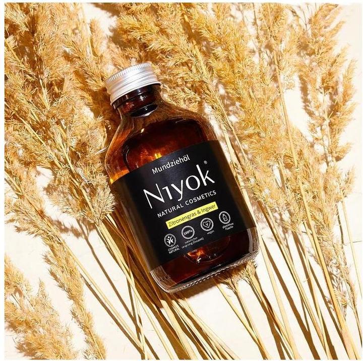 Image du produit Niyok Huile de bouche citronnelle et gingembre 200 ml (200 ml, Bains de bouche)