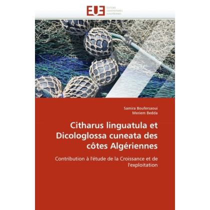 Citharus linguatula et Dicologlossa cuneata des côtes Algériennes, Fachbücher