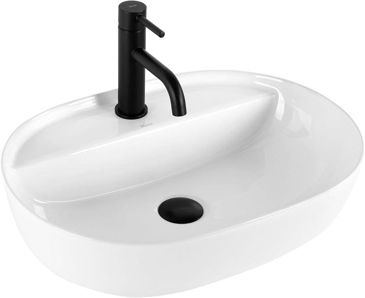 Rea Aura 51 Opzetwastafel Wit 50,5x38,5 cm (505 mm, 385 mm)