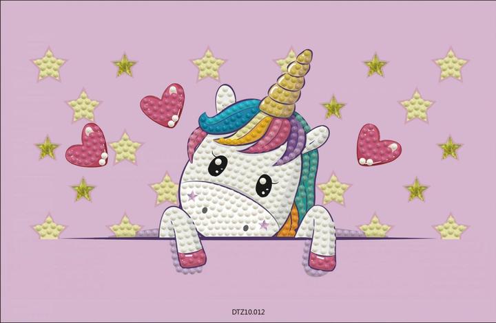Actual product image Diamond Dotz Diamond Painting Set Unicorn Baby
