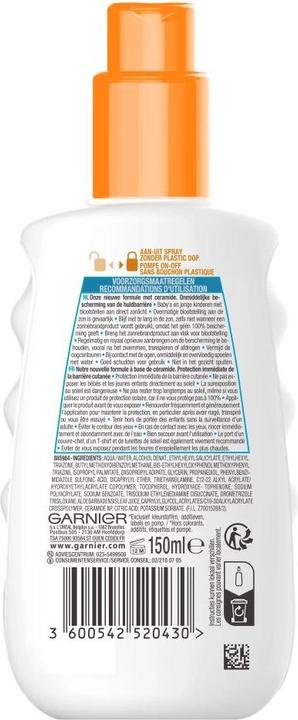 Produktbild Garnier Ambre Solaire Sensitive Expert+ Sun Spray Spf 50 (Sonnenspray, SPF 50)